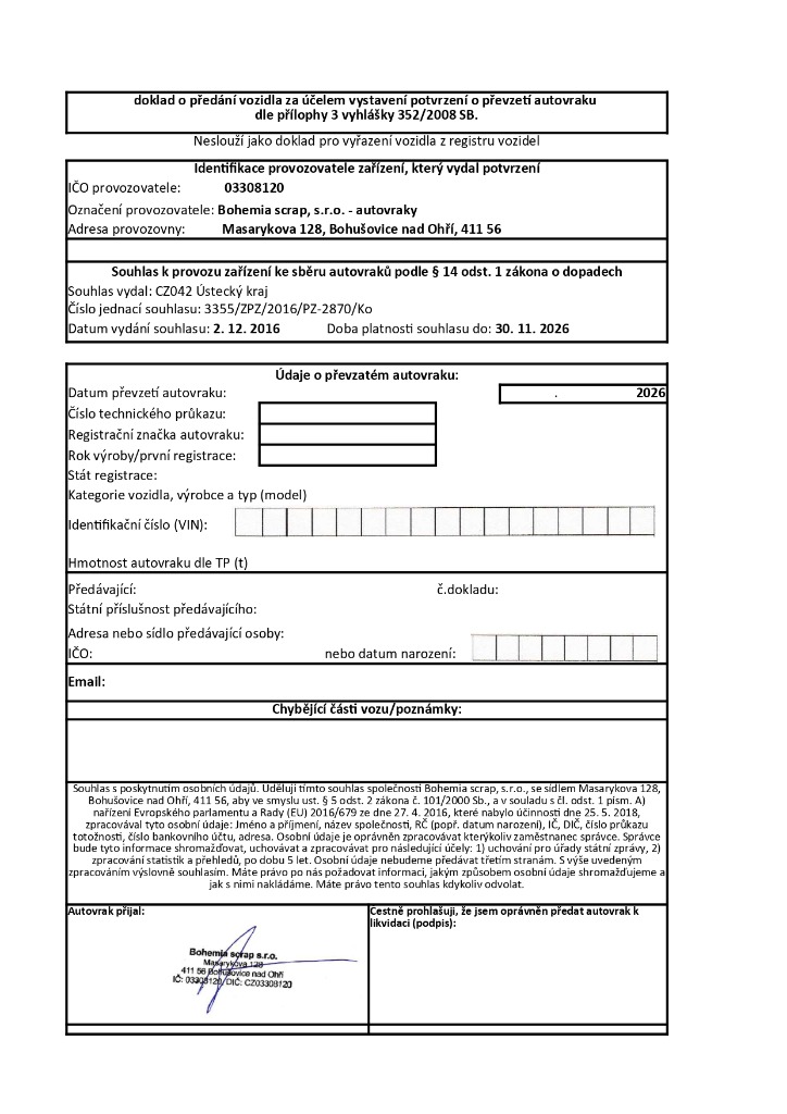 Protokol o likvidaci